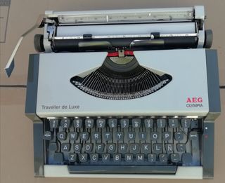 máquina de escribir