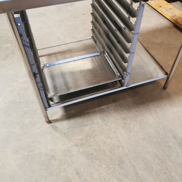 mesa acero guías  gastro gastronom