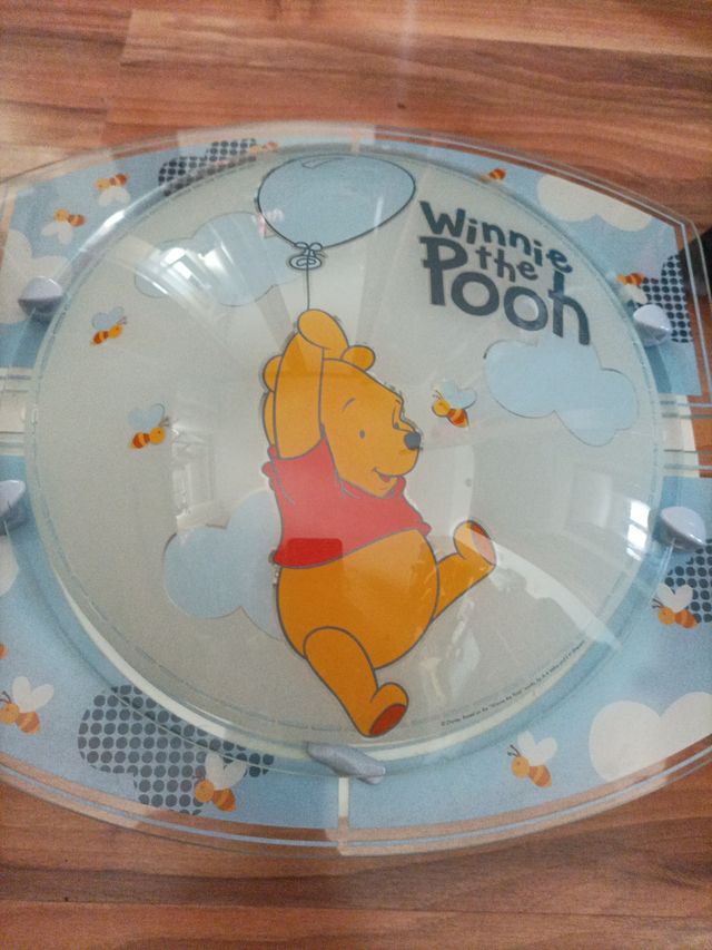 lampara techo tipo plafón Winnie the Pooh