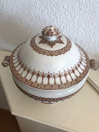 Sopera porcelana Sarreguemines
