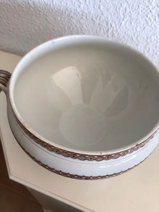 Sopera porcelana Sarreguemines