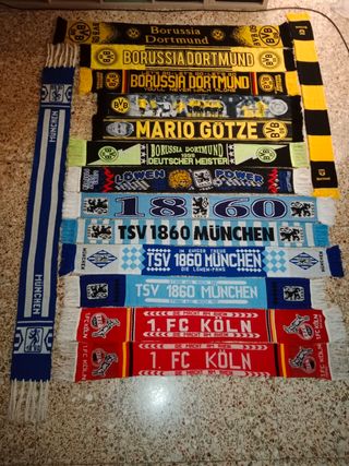 73 Bufandas Equipos Alemanes
