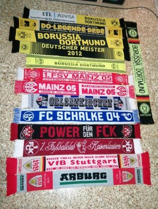 73 Bufandas Equipos Alemanes