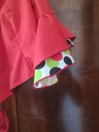 Conjunto de camisa y falda flamenca