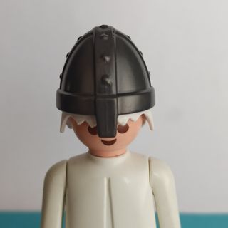 Playmobil Casco medieval en Oro, plata y antracita