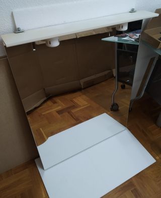 Espejo lavabo / baño con luz 80 x 100