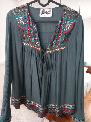 chaqueta bordados