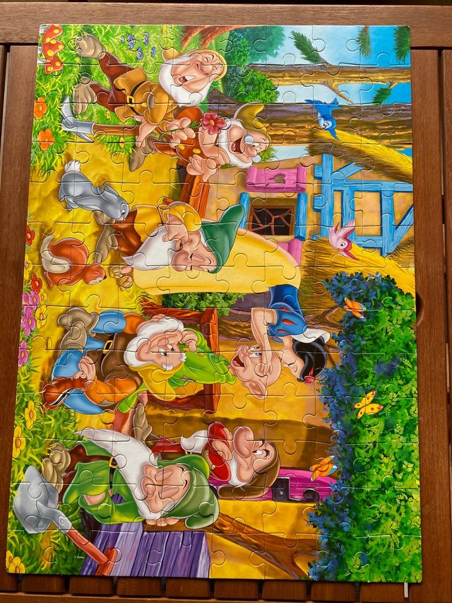 Puzzle Disney blancanieves y 7 enanitos 104 piezas
