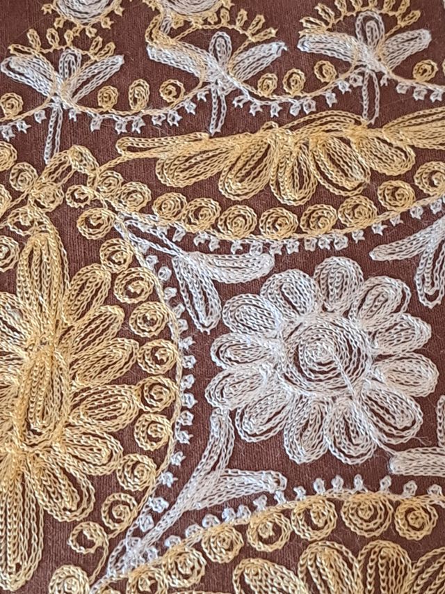 COLCHA  TELA VIRGEN CARMELITA