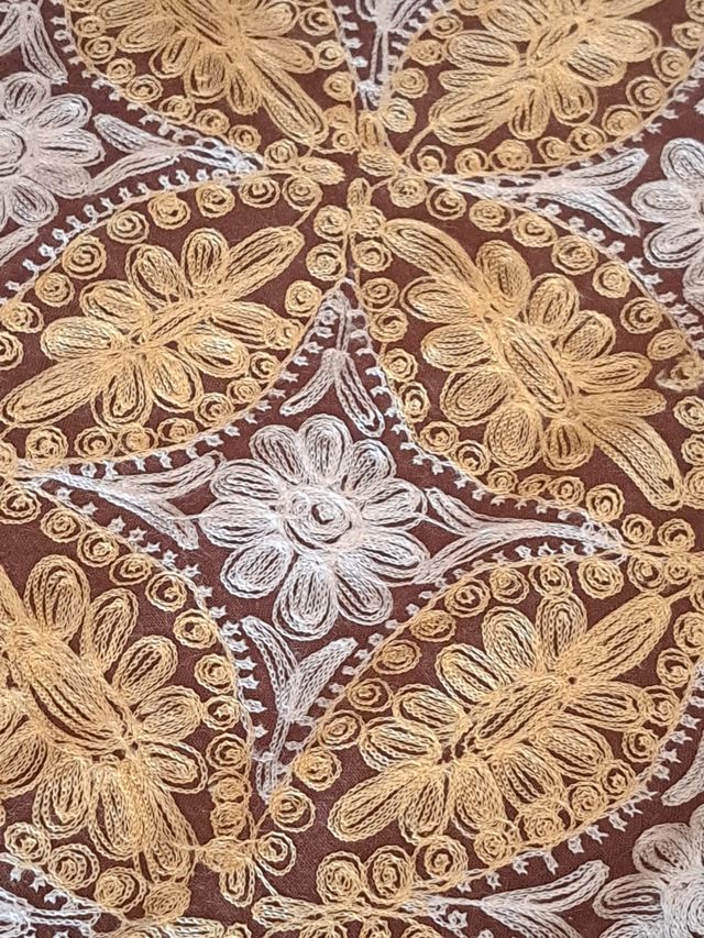 COLCHA  TELA VIRGEN CARMELITA