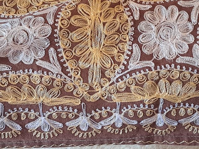 COLCHA  TELA VIRGEN CARMELITA