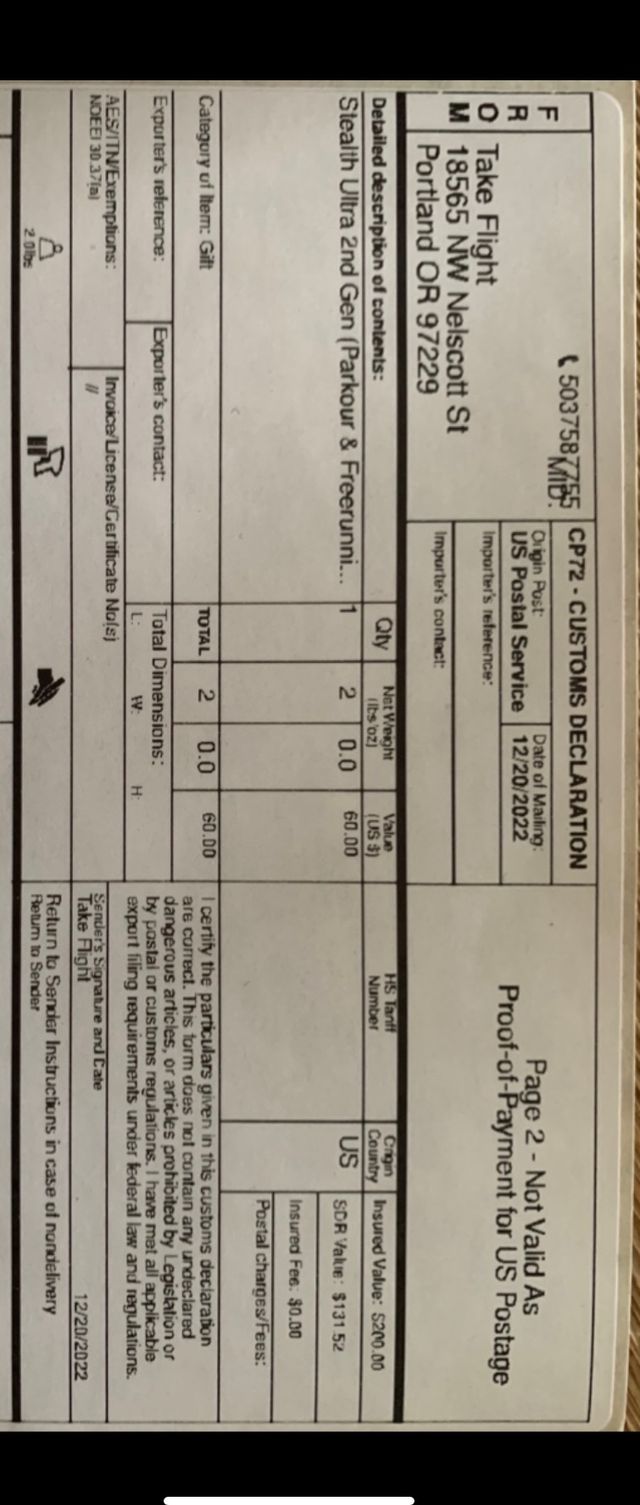 Zapatillas de Parkour Take Flight 37.5sin estrenar