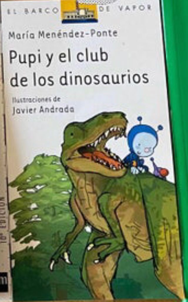Libro Pupi y el Club de los dinosaurios