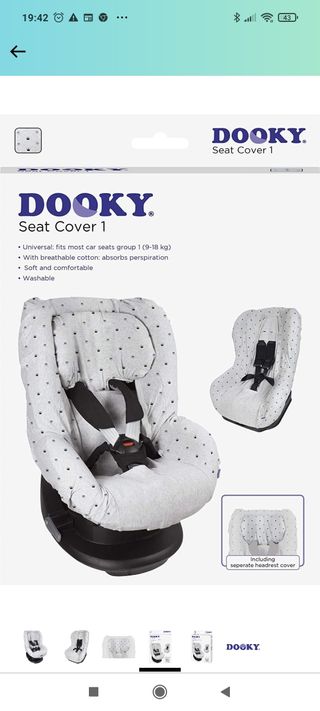 Funda para silla coche.
