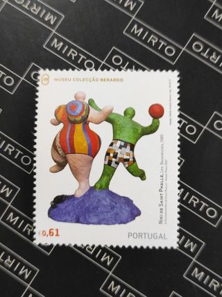 4 sellos Portugal. Museo Colección Bernardo.