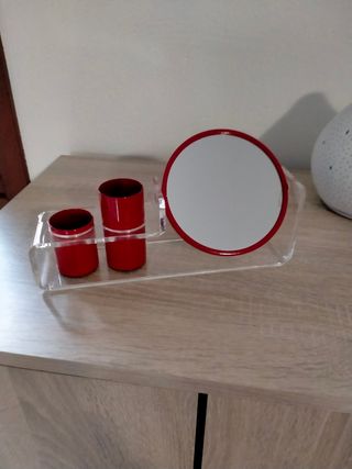 specchio make up trucco donna ragazza modernariato