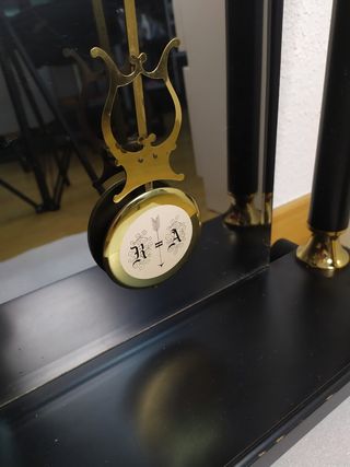 Reloj Áncora Pared Negro