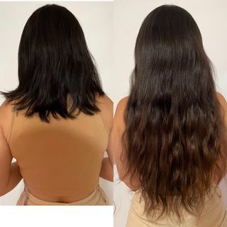 Extensiónes de cabello humano