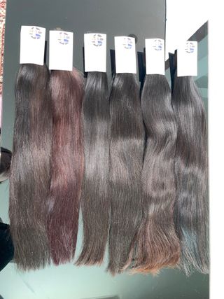 Extensiónes de cabello humano