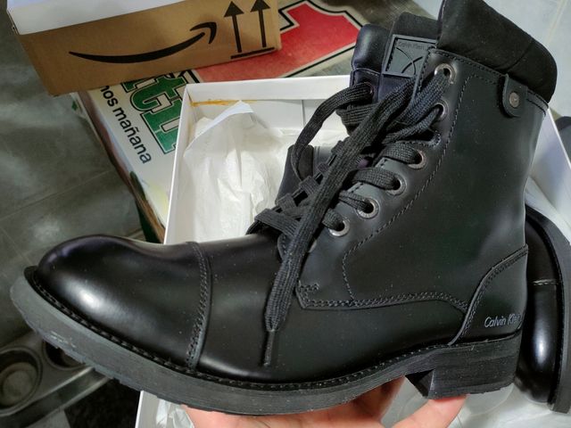 CALVIN KLEIN - Botas de cuero ¡NUEVAS! T.44 