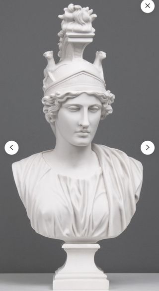 Escultura Busto Roma - La Diosa de Roma