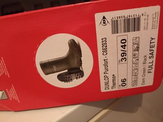 BOTAS DE SEGURIDAD DUNLOP PUROFORT THERMO+