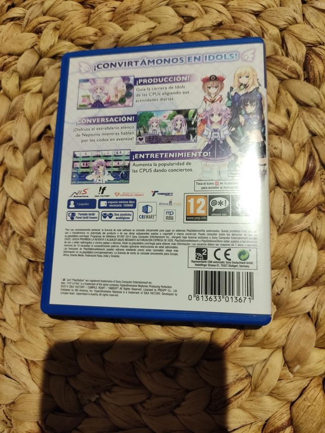 Hyperdimension Neptunia PP Ps Vita