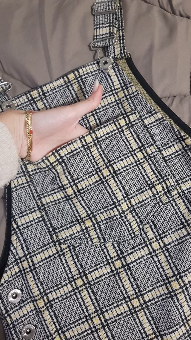 Salopette tartan