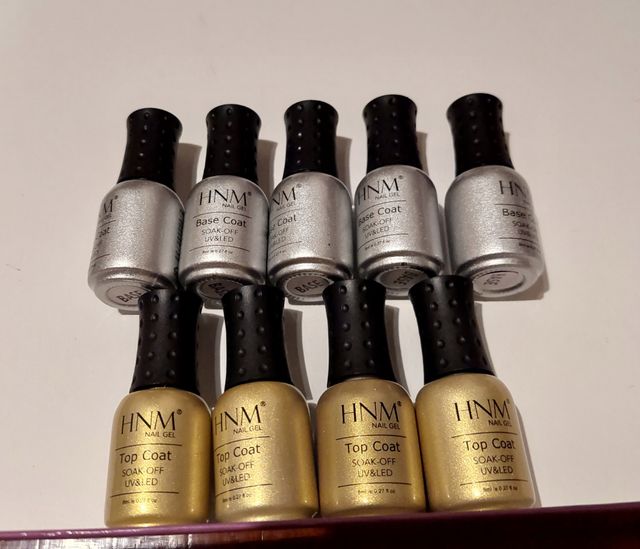 HNM 8ml base coat top coat