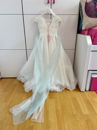 Vestido/chaqueta a juego/Botas y Cancan COMUNION