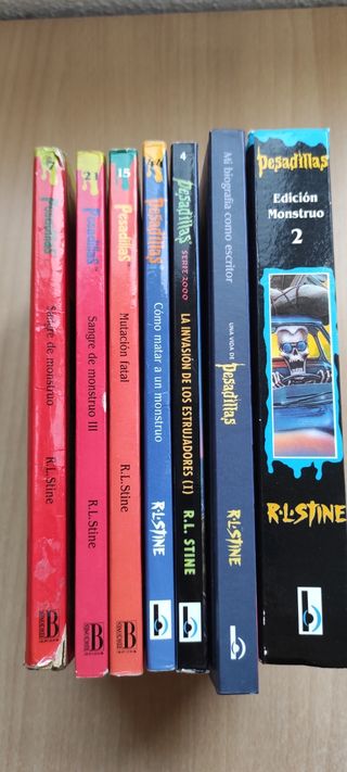 6 libros de Pesadillas de R. L. Stine