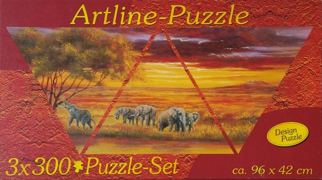 Puzzle Artline. Elefantes. 300 piezas