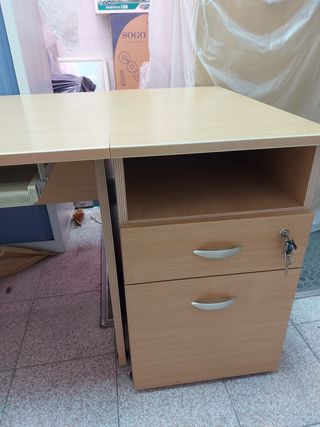 Mesa oficina o escritorio con cajonera 1,70x80m