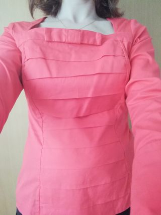 camisa roja de Adolfo Domínguez talla 40 nueva