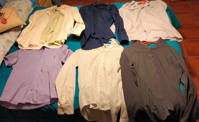 Lote 4 trajes, 3 pantalones y 7 camisas