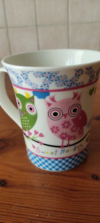 tazza con Civette da collezione mia