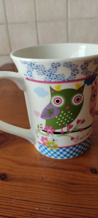 tazza con Civette da collezione mia