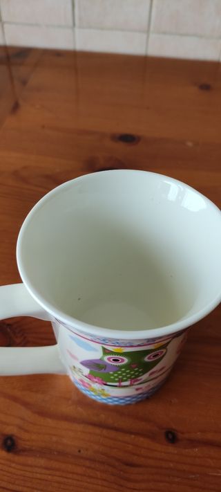 tazza con Civette da collezione mia