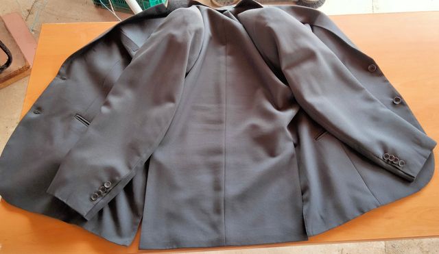 Traje gris 46 pantalón 54 chaqueta