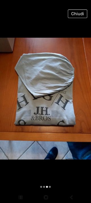 3maglietta  manica lunga con cappuccio