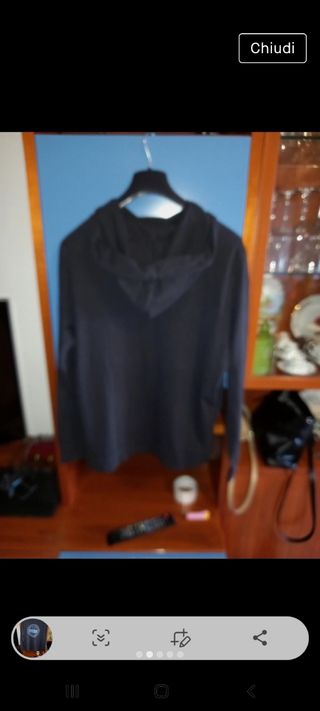 3maglietta  manica lunga con cappuccio