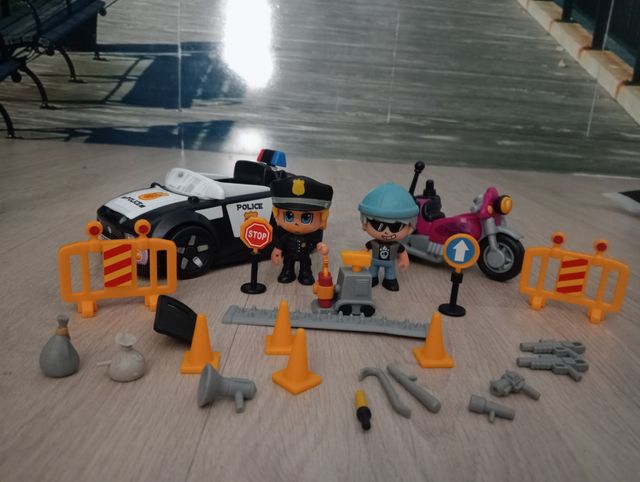 pinypon action policía y ladrón