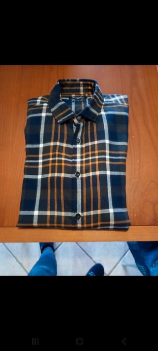 2 camicie quadri  uomo manica lunga slim fir