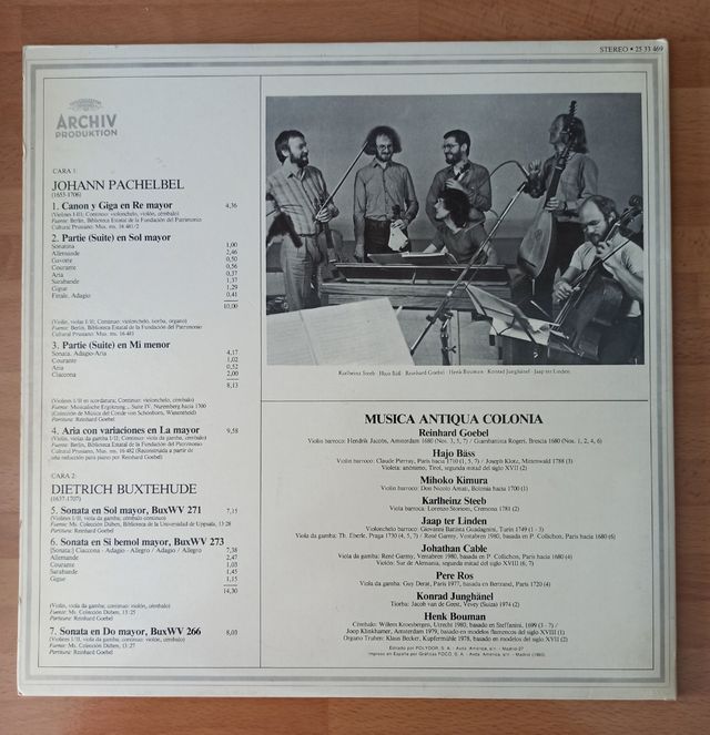 LP vinilos Pachelbel-Buxtehude y Simón y Garfunkel