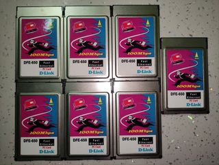 7 Tarjetas de Red Pcmcia D-Link DFE-650TXD