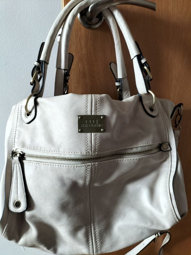 BOLSO MSK COLOR CREMA