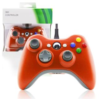 MANDO CON CABLE NARANJA COMPATIBLE PARA XBOX 360