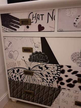 cómoda, cajonera restaurada