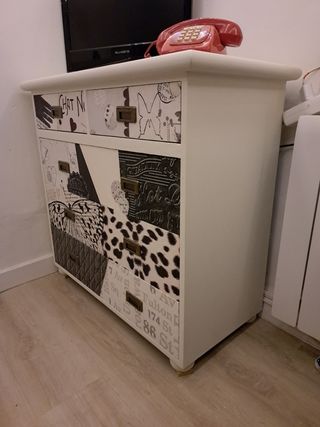 cómoda, cajonera restaurada