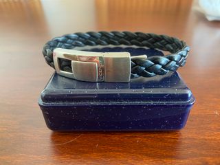 Pulsera cuero de VICEROY con cierre plata